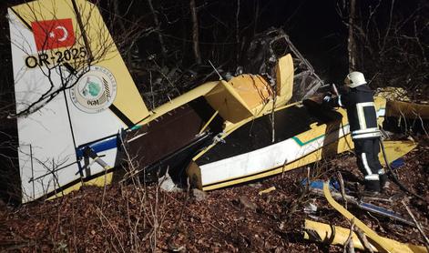 Strmoglavilo letalo air tractor, truplo pilota so že našli #foto