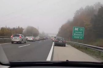 Počilo na dolenjki, nastajajo zastoji #video