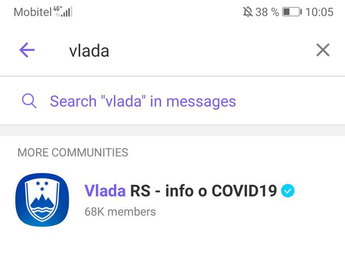 V iskalniku poiščite Vlada RS – info o COVID19, kliknite na skupnost in nato ... | Foto: zajem zaslona/Diamond villas resort