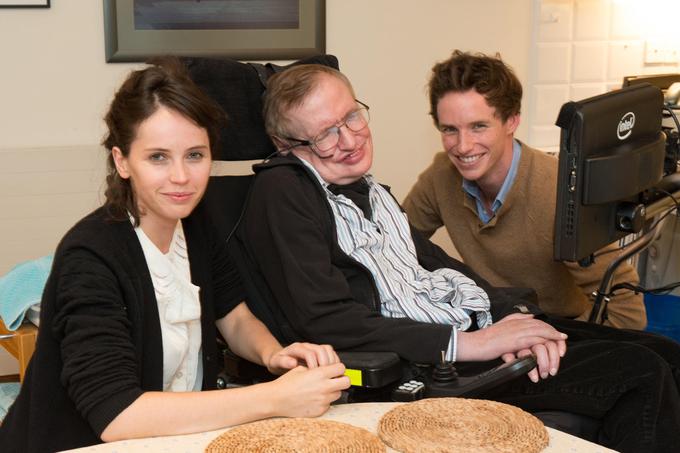 Felicity Jones, Stephen Hawking in Eddie Redmayne. | Foto: 
