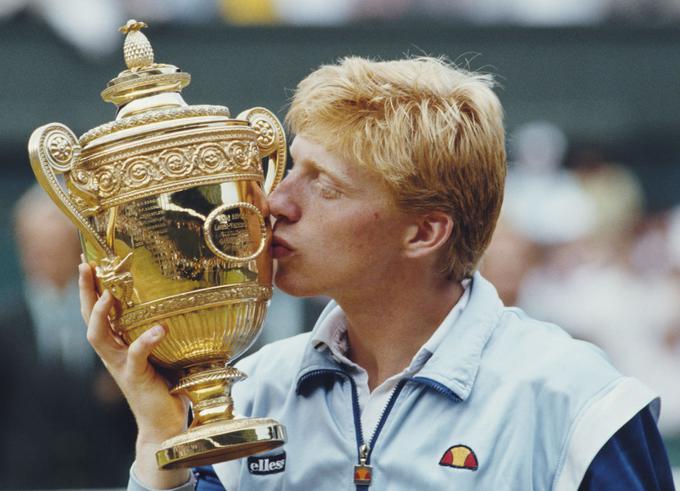 Boris Becker je še danes najmlajši zmagovalec turnirja v Wimbledonu. Star je bil 17 let. | Foto: Guliverimage/Getty Images