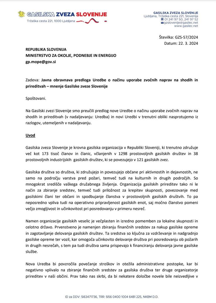 Gasilska zveza Slovenije, o uredbi | Foto: Gasilska zveza Slovenije