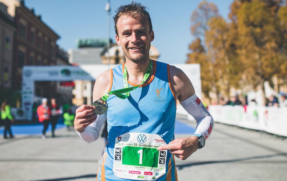ljubljanski maraton zmagovalci Janez Mulej | Državni prvak Janez Mulej. | Foto Grega Valančič/Sportida
