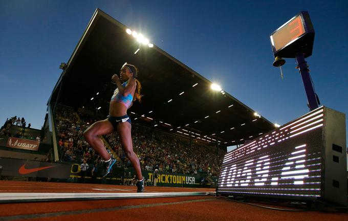 Genzebe Dibaba je prepričljivo slavila na 5000 metrov. | Foto: Getty Images