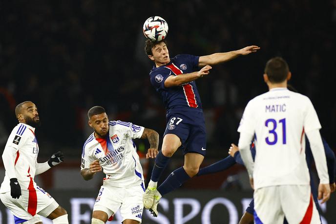 PSG - Lyon | PSG po zmagi nad Lyonom spet vodi s sedmimi točkami prednosti. | Foto Reuters