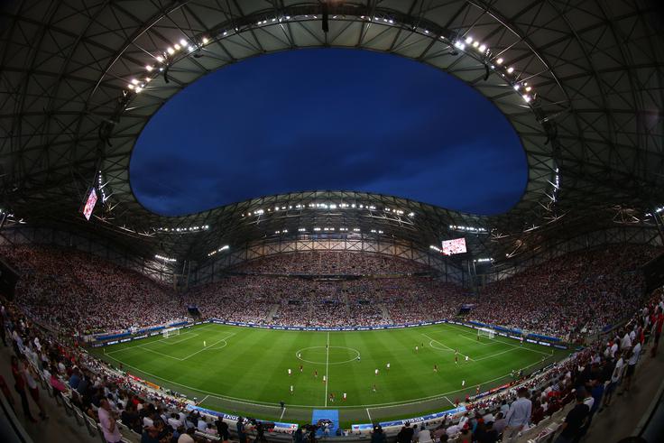 Velodrome je gostil tekme tudi na EP 2016. | Foto: Guliverimage/Getty Images