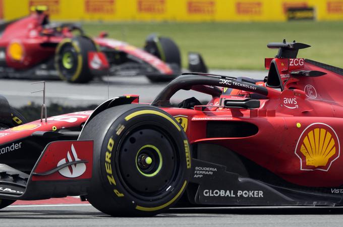 Charles Leclerc je bil četrti, končno se je Ferrariju izšla taktika. | Foto: Reuters