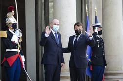 Janša in Macron o slovenskem in francoskem predsedovanju Svetu EU
