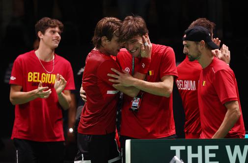 Belgija prvi polfinalist Davisovega pokala