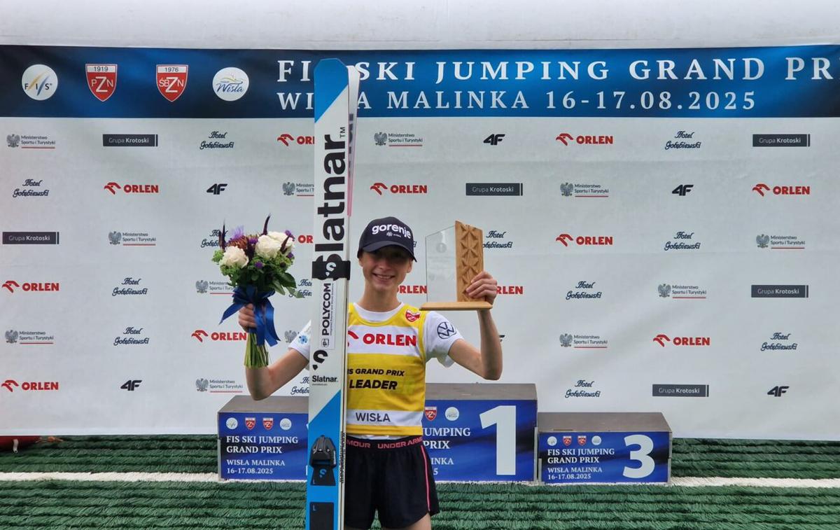 Nika Prevc | Nika Prevc je bila znova najboljša. | Foto SloSki