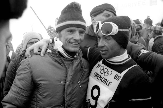 Karl Schranz | Jean-Claude Killy in Karl Schranz, osrednja lika olimpijskega slaloma leta 1968. | Foto Guliverimage