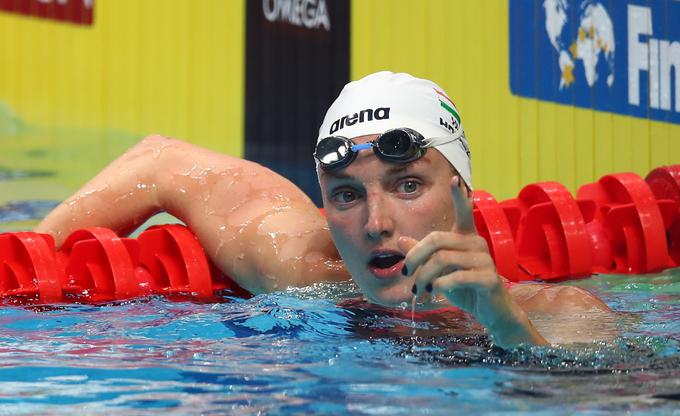 Najhitrejša Madžarka Katinka Hosszu je v kvalifikacijah plavala ob slovenski reprezentantki. | Foto: Reuters