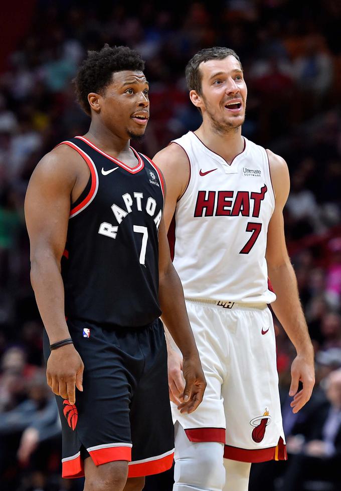 Goran Dragić je dosegel 11, najboljši strelec tekme Kyle Lowry pa 24 točk. | Foto: Reuters