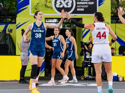 Slovenske košarkarice 3x3 v četrtfinalu evropskega prvenstva