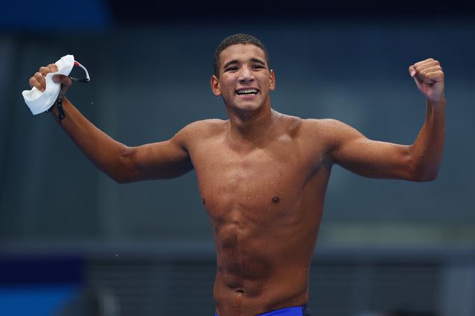 Tunizijski plavalec Ahmed Hafnaoui je šokiral z zmago na 400 metrov prosto.  | Foto: Guliverimage/Vladimir Fedorenko