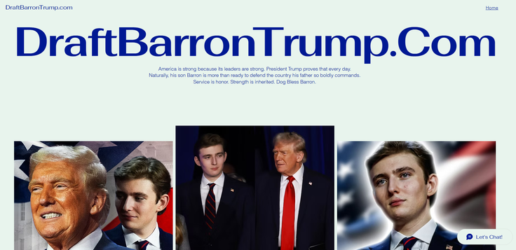 Barron Trump | Foto: Posnetek  zaslona