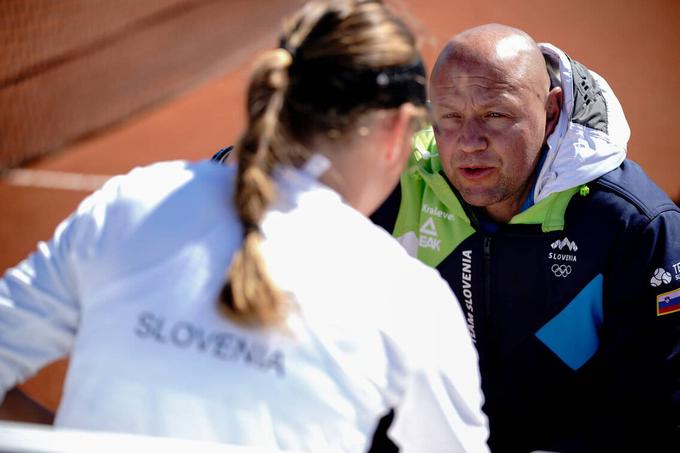 Andrej Kraševec je že nekaj let uspešen kapetan slovenske ženske teniške reprezentance. Vseskozi je verjel v naša dekleta. | Foto: Teniška zveza Slovenije