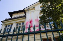 Neznanci v Ljubljani napadli nemško veleposlaništvo in ministrstvo za finance (foto)