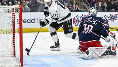 Kopitar zadel v polno kar dvakrat, Los Angeles klonil po podaljšku