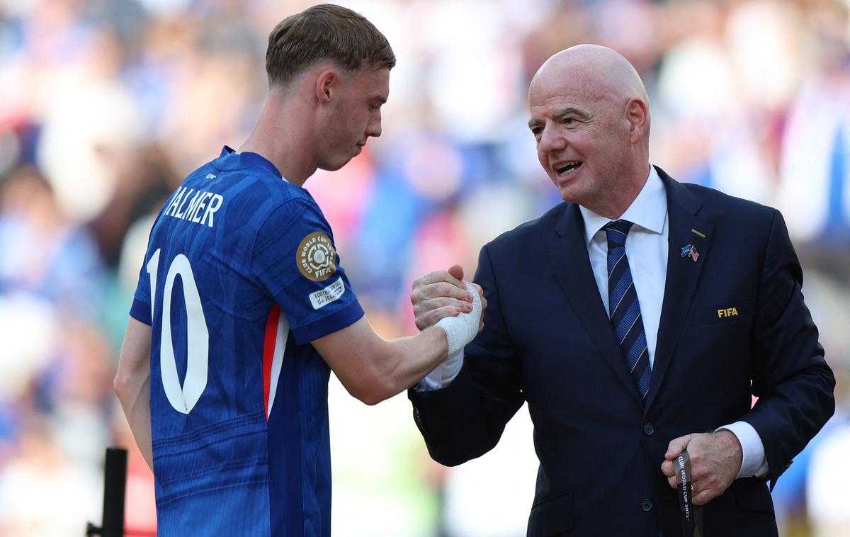 Cole Palmer Gianni Infantino | Gianni Infantino | Foto Reuters