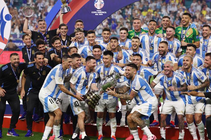 Argentina prvak 2024 | Argentina je v noči na ponedeljek osvojila Copo America. | Foto Reuters