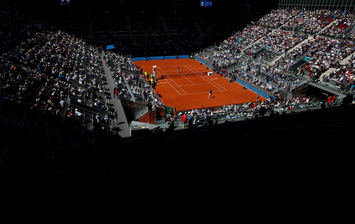Madrid masters tenis | Prireditelji teniškega mastersa v Madridu so sporočili, da so zavoljo pandemije novega koronavirusa odpovedali letošnji turnir.  | Foto Reuters