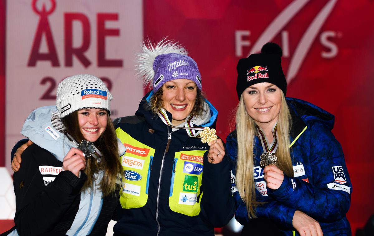 Ilka Štuhec medalja Aare 2019 | Ilka Štuhec je februarja ubranila naslov svetovne prvakinje. | Foto Reuters