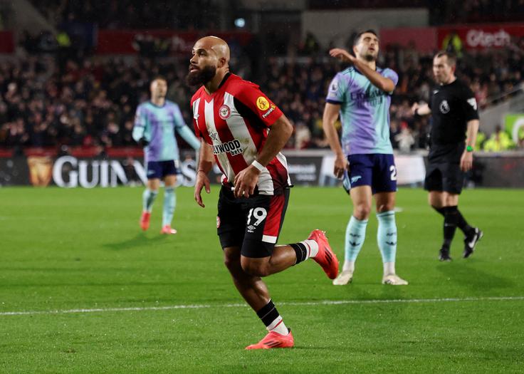Bryan Mbeumo se seli v Manchester. | Foto: Reuters