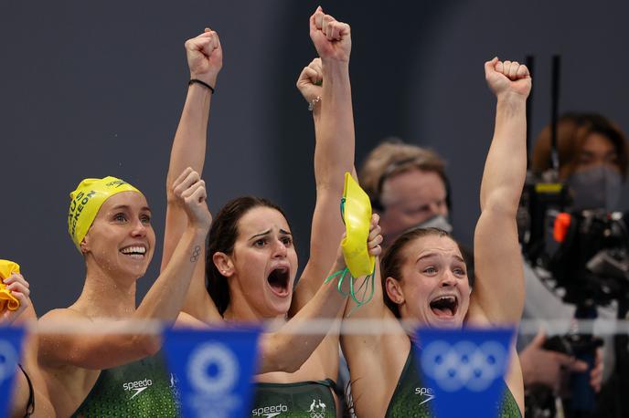 Avstralija štafeta | Avstralke so olimpijske prvakinje na 4X100 mešano. | Foto Reuters