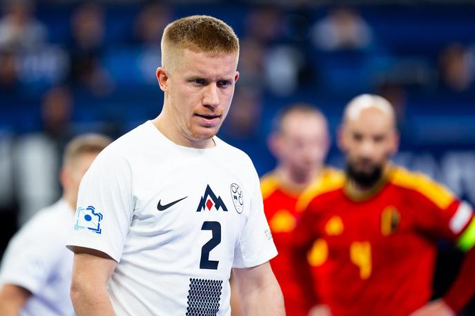 Teo Turk Futsal | Teo Turk je v ponedeljek najprej postal starš, nato pa je dosegel še izjemno pomemben zadetek za zmago Slovenije. To je bil popoln dan za 29-letnega slovenskega reprezentanta. | Foto Filip Barbalić