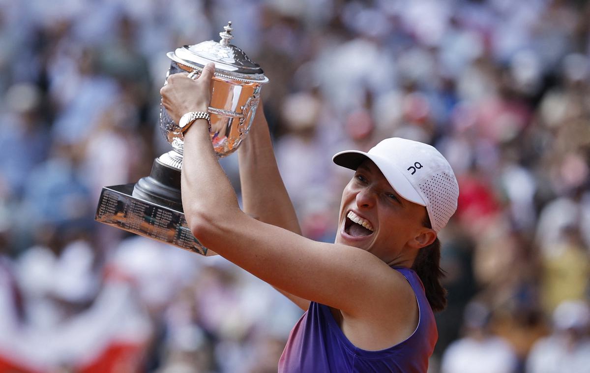 Iga Swiatek | Iga Swiatek že 108. teden vztraja na vrhu lestvice WTA. | Foto Reuters