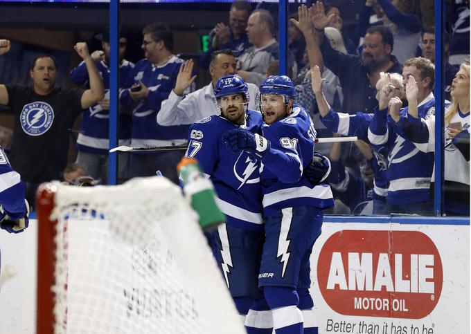Hokejistom Tampa Bay Lightning gre odlično. | Foto: Reuters