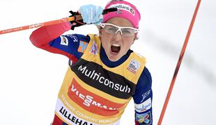 Norvežanka Therese Johaug najhitrejša tudi v Dobiaccu