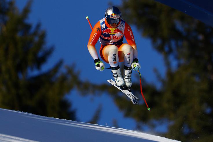 Franjo von Allmen je zaostal le tri stotinke. | Foto: Guliverimage