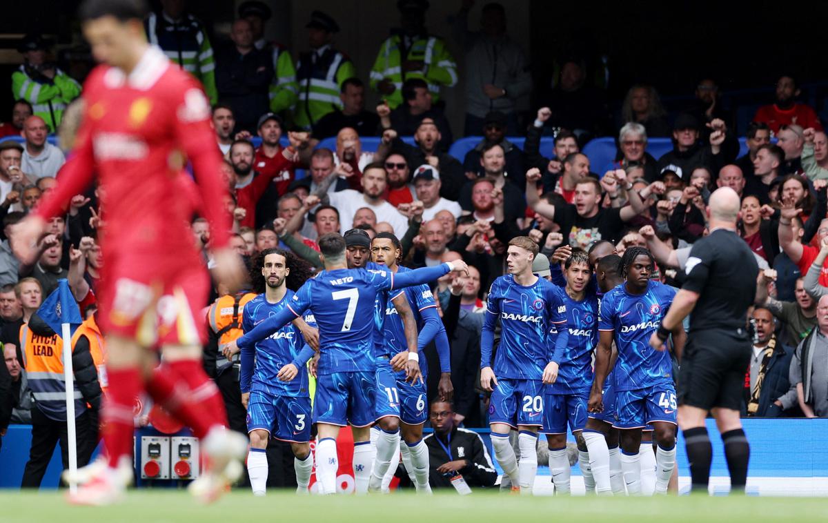 Chelsea | Chelsea je s 3:1 ugnal Liverpool, ki si je že v prejšnjem krogu zagotovil naslov prvaka. | Foto Reuters