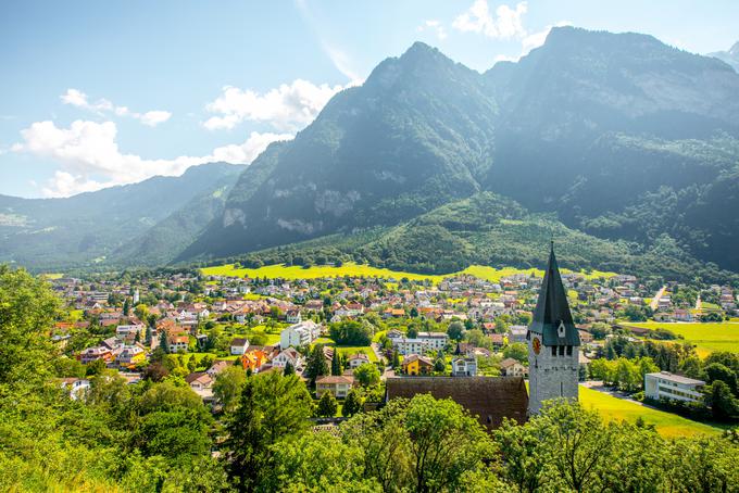Kneževina Liechtenstein ni v Evropski uniji, a v njej vendarle velja evrotarifa. | Foto: Getty Images