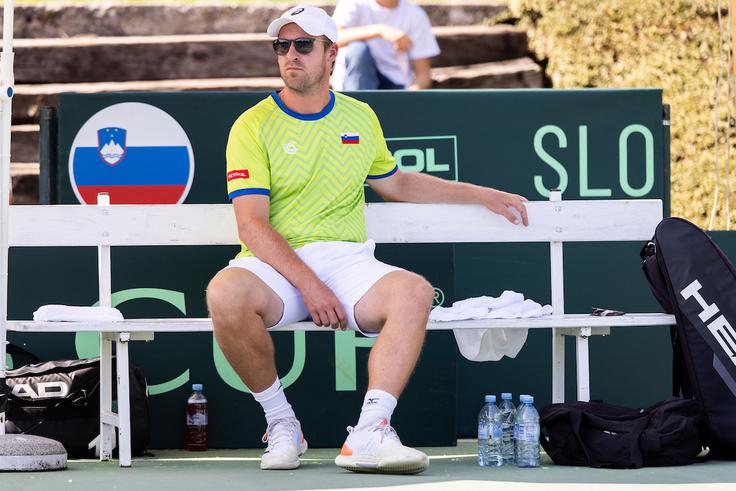 Grega Žemlja: Pred nami je še en dan, ki se ga moramo lotiti z enako vnemo in energijo.  | Foto: Tenis Slovenija