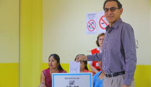 Perujci na ustavnem referendumu za izkoreninjenje korupcije