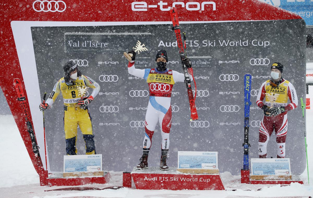Mauro Caviezel | Na uvodnem moškem superveleslalomu te zime je slavil Švicar Mauro Caviezel. | Foto Reuters