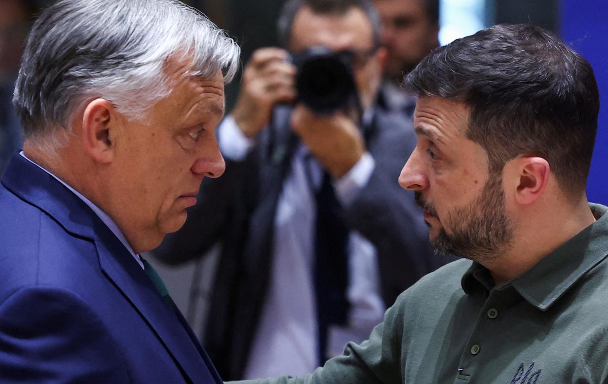 Viktor Orban in Volodimir Zelenski | Foto Reuters