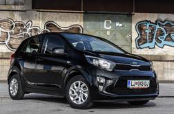 Test: Kia picanto z najšibkejšim motorjem, a zavidljivo opremo #foto