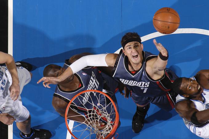V ligi NBA mu je priložnost namenila predvsem novonastala ekipa Charlotte Bobcats. | Foto: Getty Images