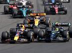 Hungaroring štart Lewis Hamilton Max Verstappen