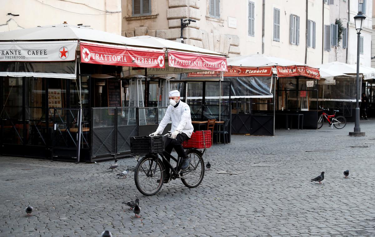 Prazne ulice v Italiji | Foto Reuters