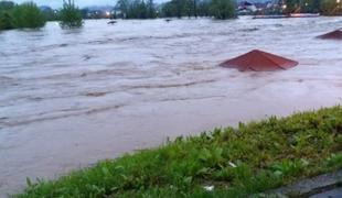Dele Bosne in Hercegovine prizadele poplave