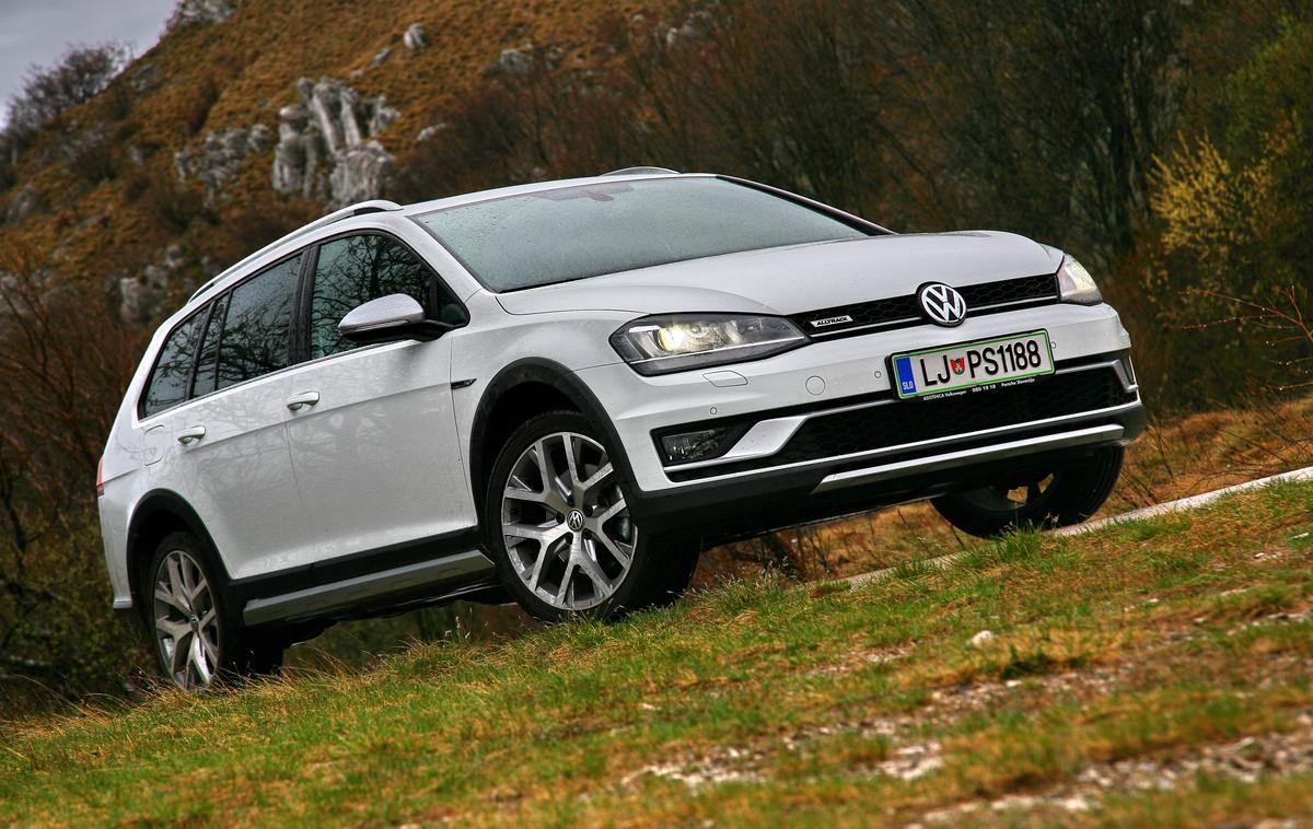 Volkswagen golf alltrack 2,0 TDI 4motion - fotogalerija testnega vozila | Foto Vinko Kernc