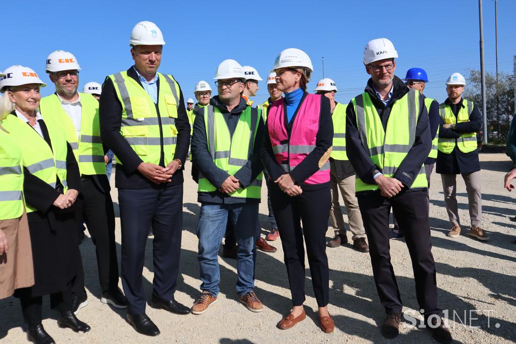 Maribor, gradbišče zahodne obvoznice, Alenka Bratušek