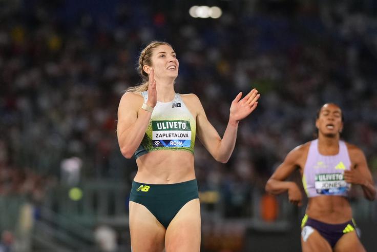  Emma Zapletalova je na 400 m ovire tekma najboljši čas leta. | Foto: Guliverimage
