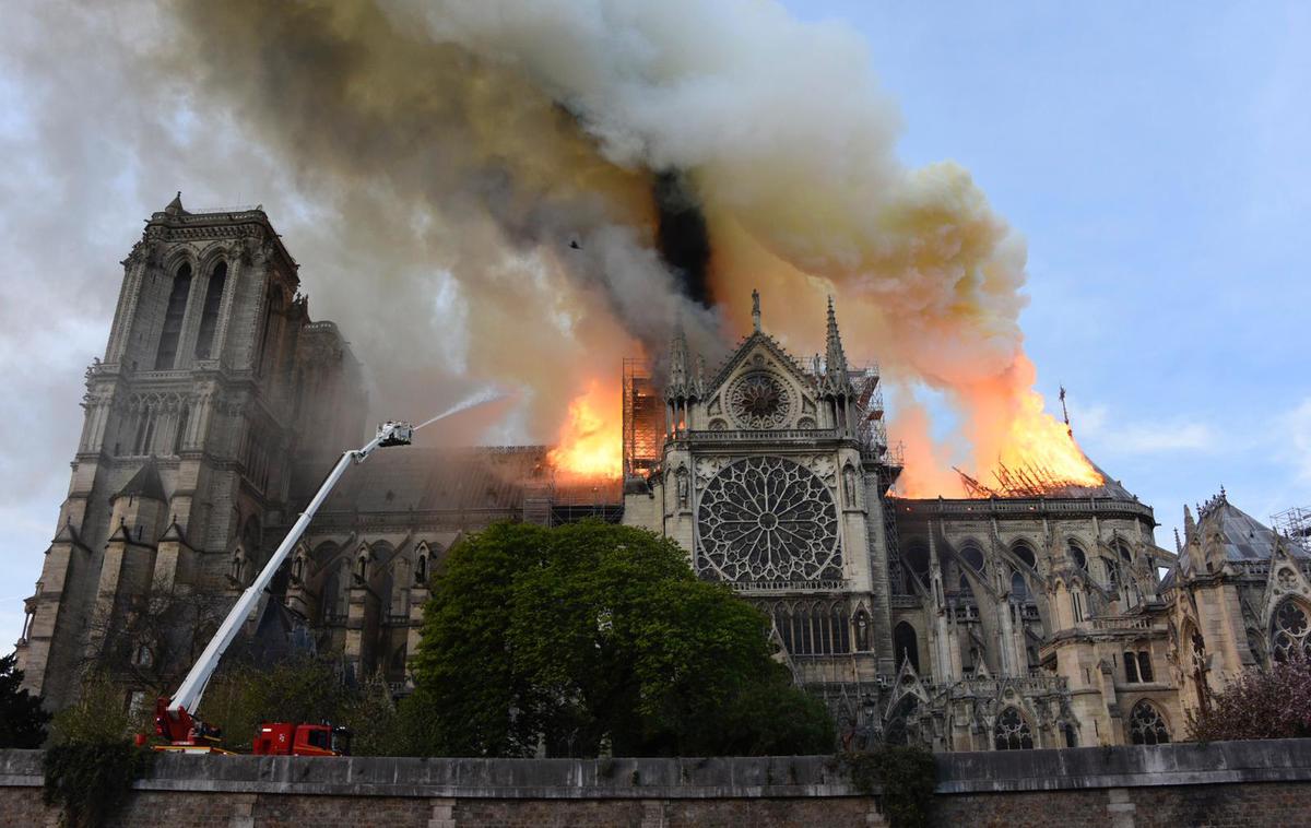Požar Notre Dame, Pariz | Foto Francosko notranje ministrstvo
