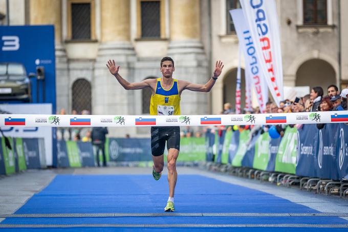 Simon Navodnik je novi državni prvak v maratonu.  | Foto: Peter Kastelic/AZS